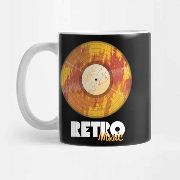 Vintage Retro Music Lover 4 by Dippity Dow Five